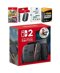 Nintendo Switch 2 + Mario Kart World Bundle with Super Mario Party Jamboree, Extra Joy-Cons