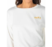 Roxy Juniors' Surfing By Moonlight Crewneck Sweatshirt