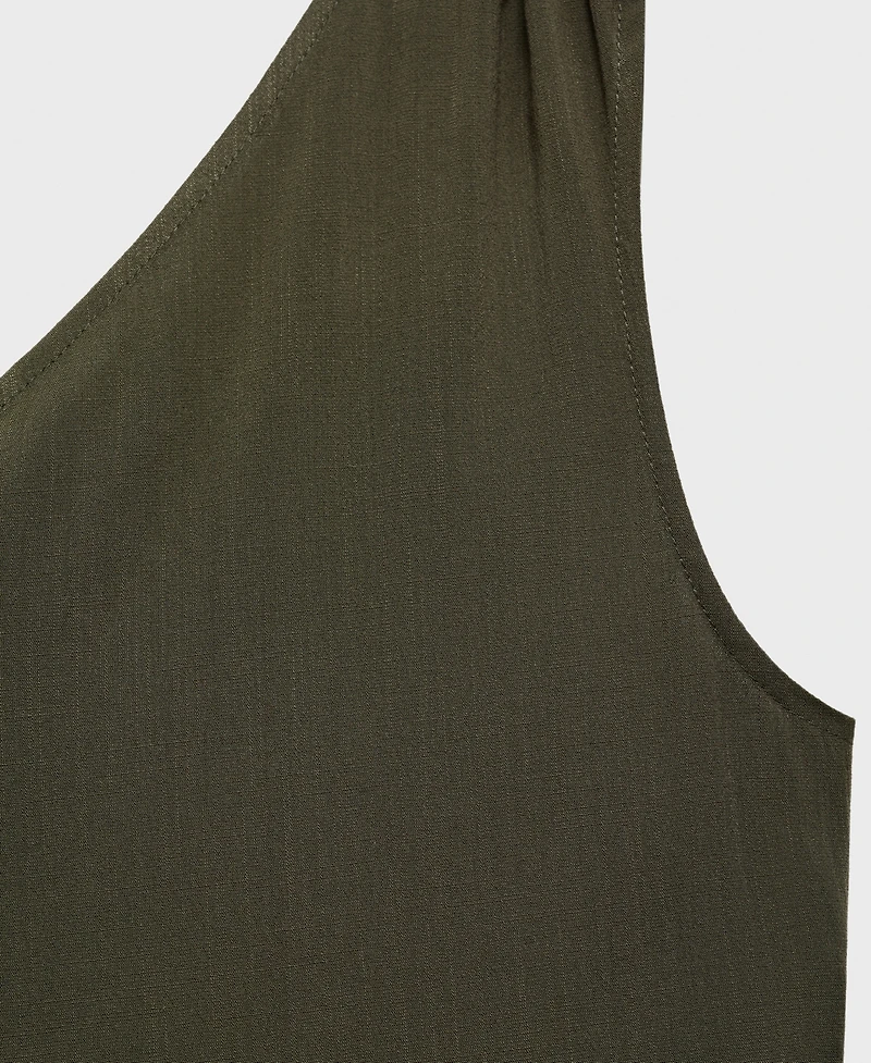 Mango Women's Asymmetrical Puffed Dress