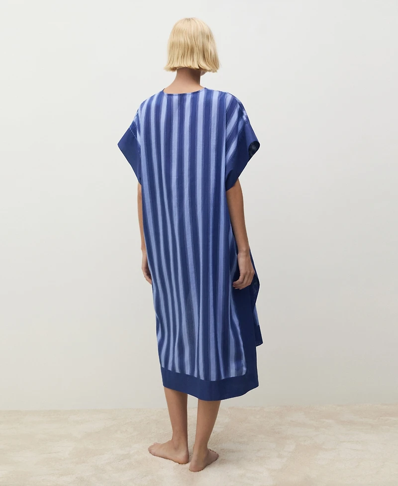 Mango Women's Two-Tone Striped Lyocell Woven Tunic