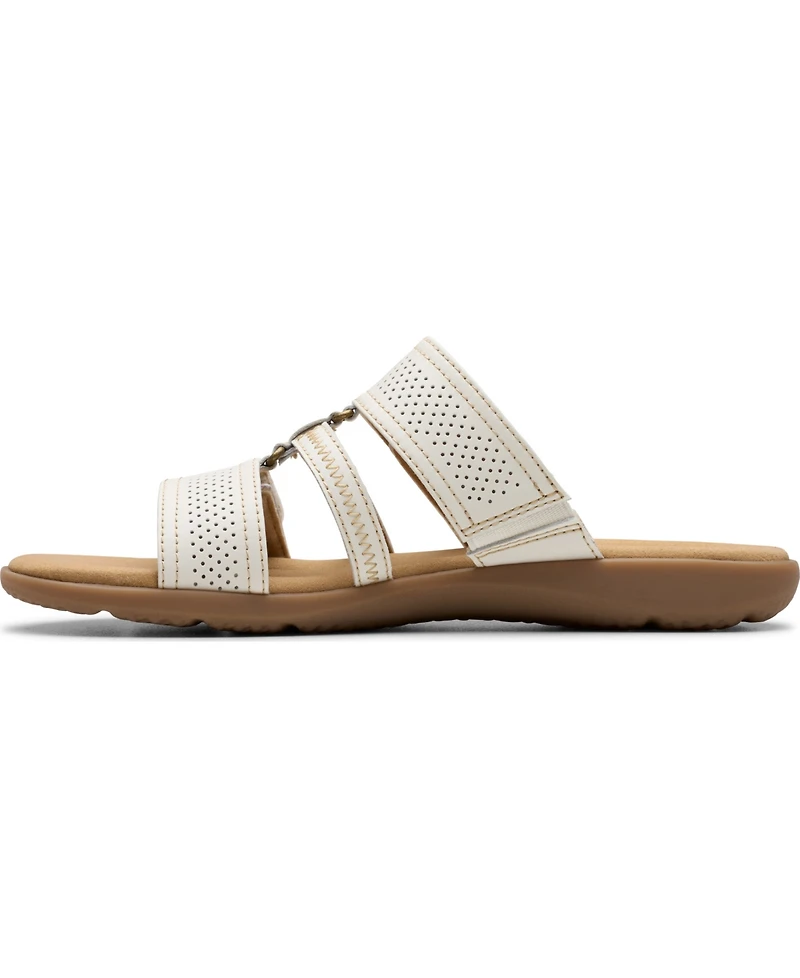 Clarks Collection Women's Elizabelle Ave Slip-On Flat Sandals