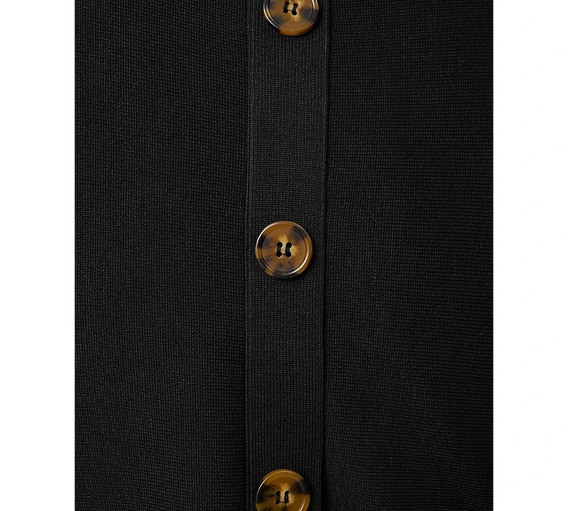 Melissa Paige Women's Boatneck Button-Back Dolman-Sleeve Sweater