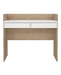Tvilum 35" Wood 2 Storage Drawer Home Office Writing Desk