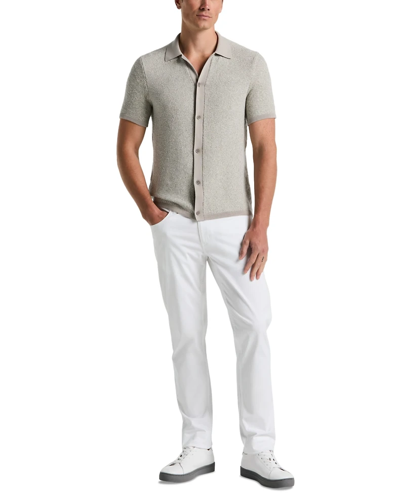 Perry Ellis Men's Two-Tone Button-Down Shirt
