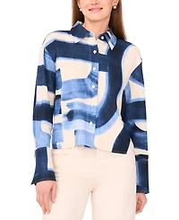 Parker Women's The Jay Printed Collared Button-Front Shirt