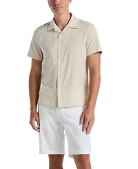 Perry Ellis Men's Dobby Plaid Shirt