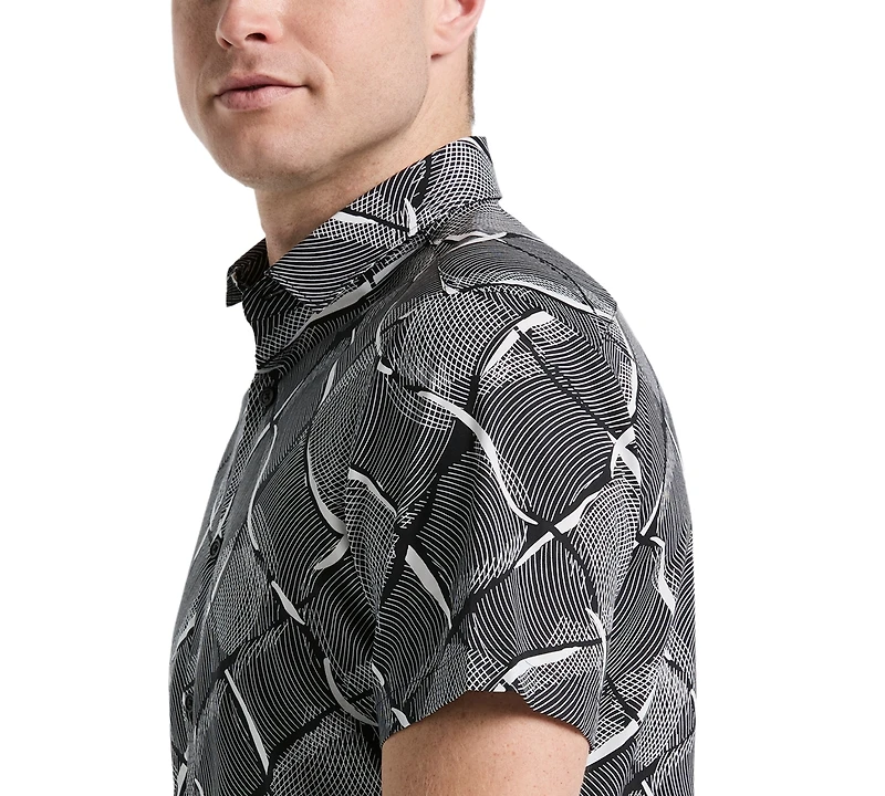 Perry Ellis Men's Regular-Fit Linework Shirt
