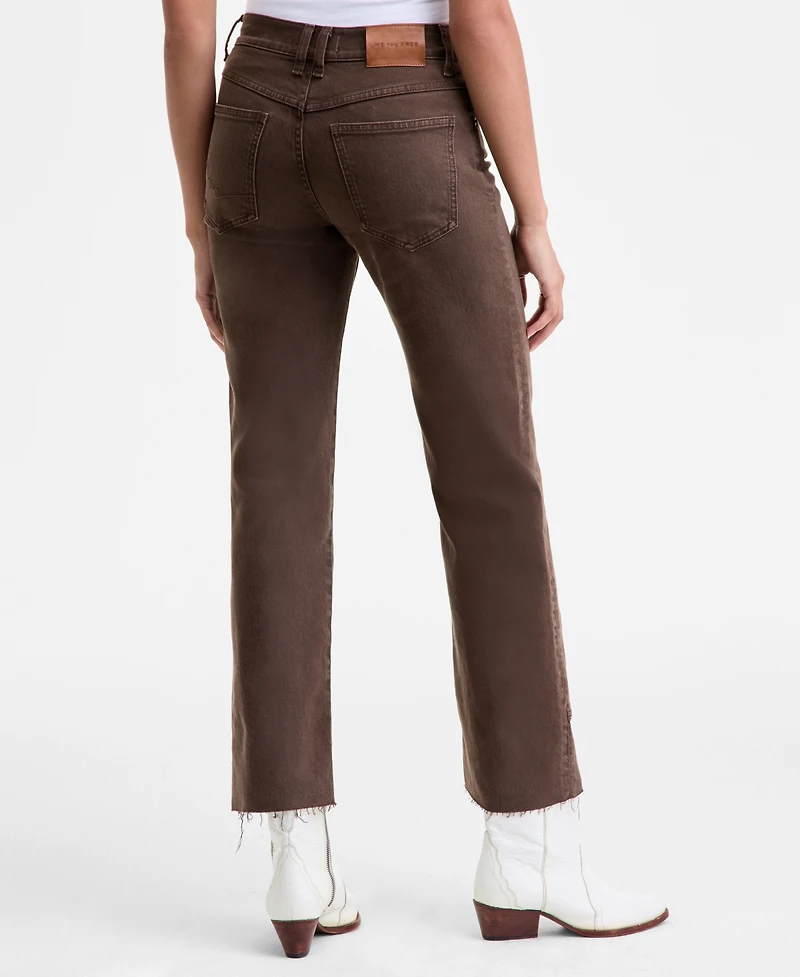 Free People Women's Risk Taker Barrel-Leg Jeans
