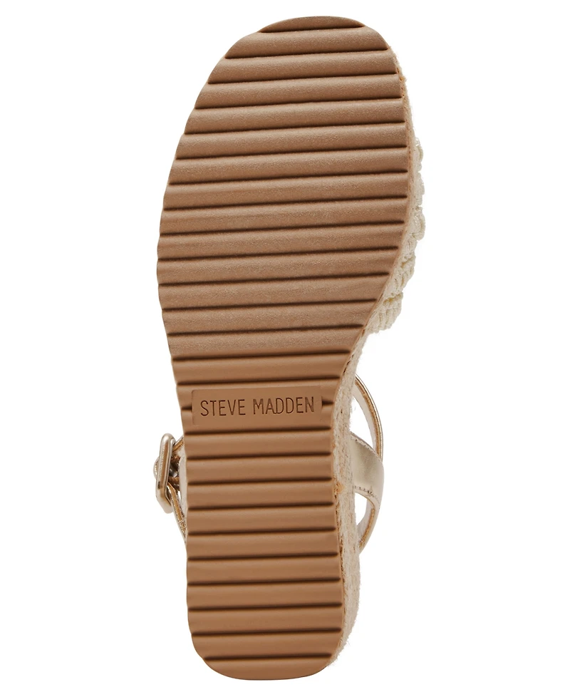 Steve Madden Little and Big Girls J-Cookie Wedge Sandals