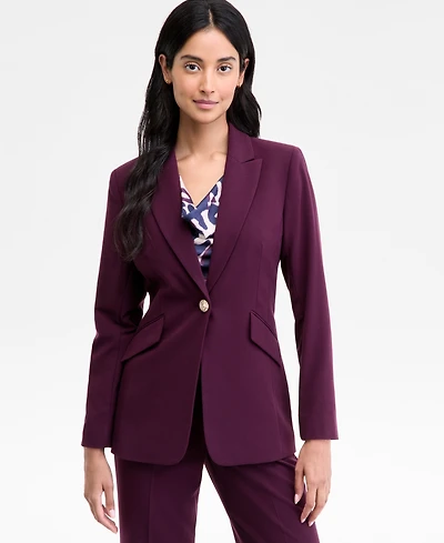 Tahari Asl One-Button Blazer, Regular & Petite