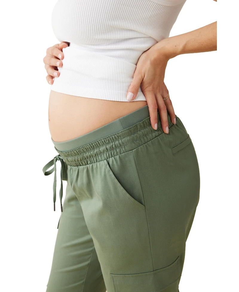 Ingrid + Isabel Maternity Cargo Jogger Pant