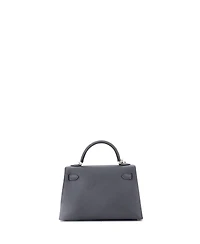 Pre-Owned Hermes Kelly 20 Handbag Grey Epsom with Permabrass Hardware