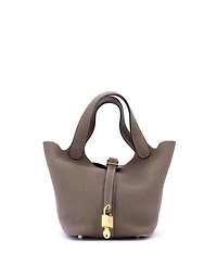 Pre-Owned Hermes Pm Picotin Lock Bag Clemence