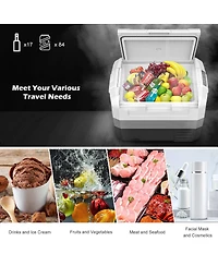 58 Quart Portable Electric Camping Car Cooler