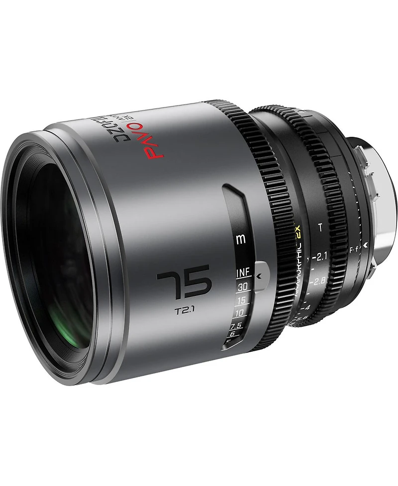 Dzofilm DZOFilm Pavo 75mm T2.1 2x Anamorphic Prime Lens for Pl/Ef Mount, Neutral Coating (Feet)