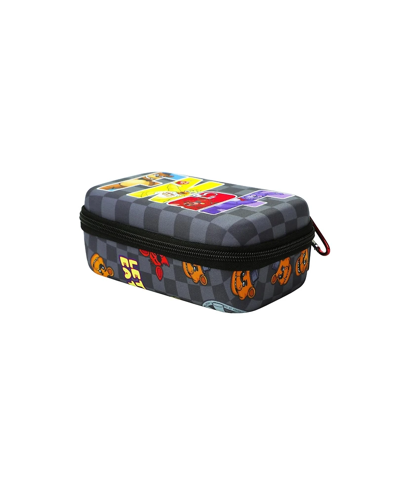 Five Nights At Freddy's Fnaf Trap Graphics Gray Checkered Utility Case