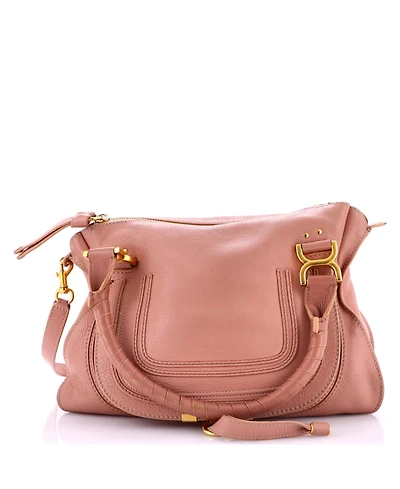 Pre-Owned Chloe Medium Marcie Shoulder Bag Leather