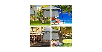 7 x 7 Feet Pop-up Canopy Tent with Carry Bag and 4 Stakes