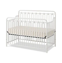 Baldwin 4 in 1 Convertible Full Sized Metal Crib in Alabaster White