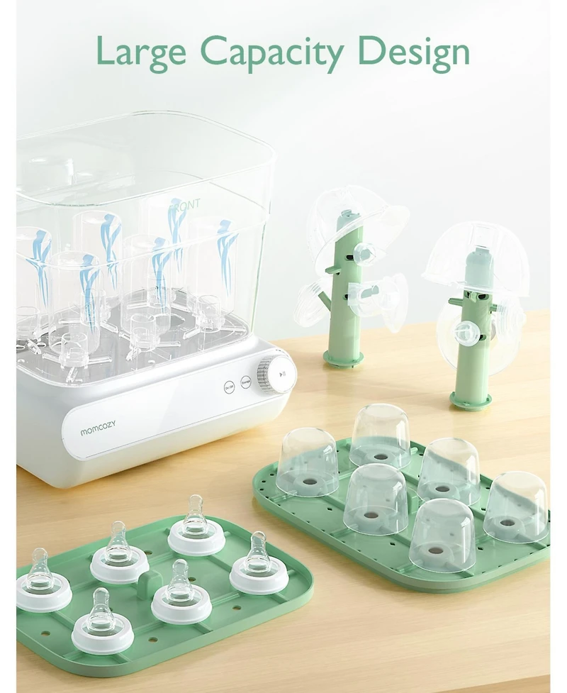 Momcozy 3 Layers Large Bottle Sterilizer and Dryer