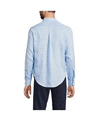 Lands' End Men's Long Sleeve Linen Shirt