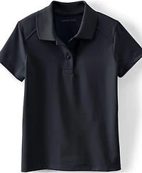 Lands' End Girls Short Sleeve Feminine Fit Rapid Dry Polo Shirt
