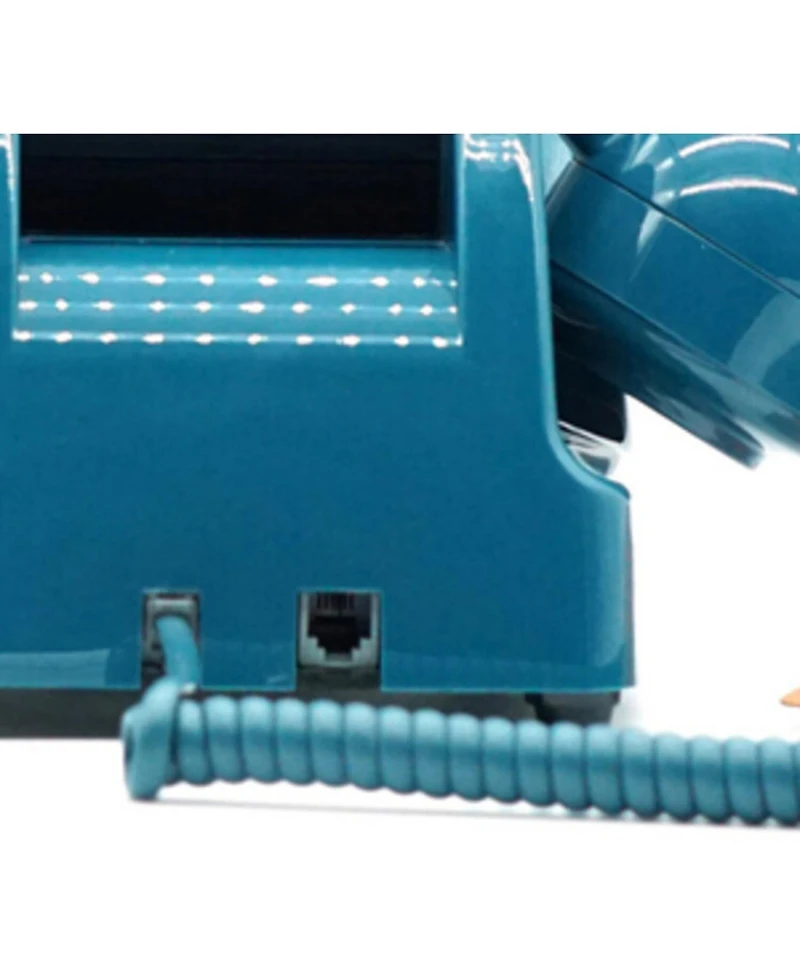 Gpo Retro GPO746DPBAZ 746 Desktop Push Button Telephone - Azure Blue