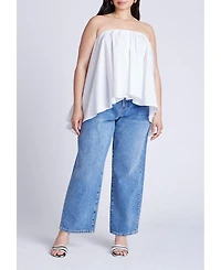 Eloquii Women's Cascading Tube Top
