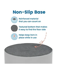 ECR4Kids SoftZone Floor Cushions, Round, Blue, 6-Piece