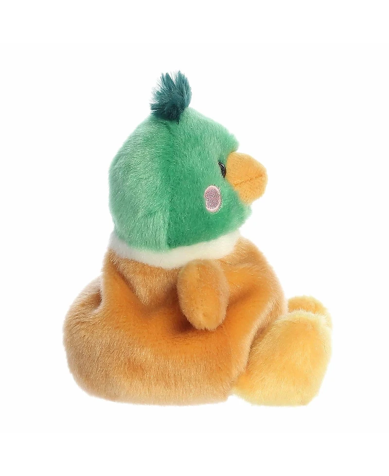 Aurora Mini Puddles Mallard Duck Palm Pals Adorable Plush Toy Multicolor 5"