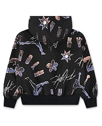 Jordan Big Girls 23 Throwback Hoodie