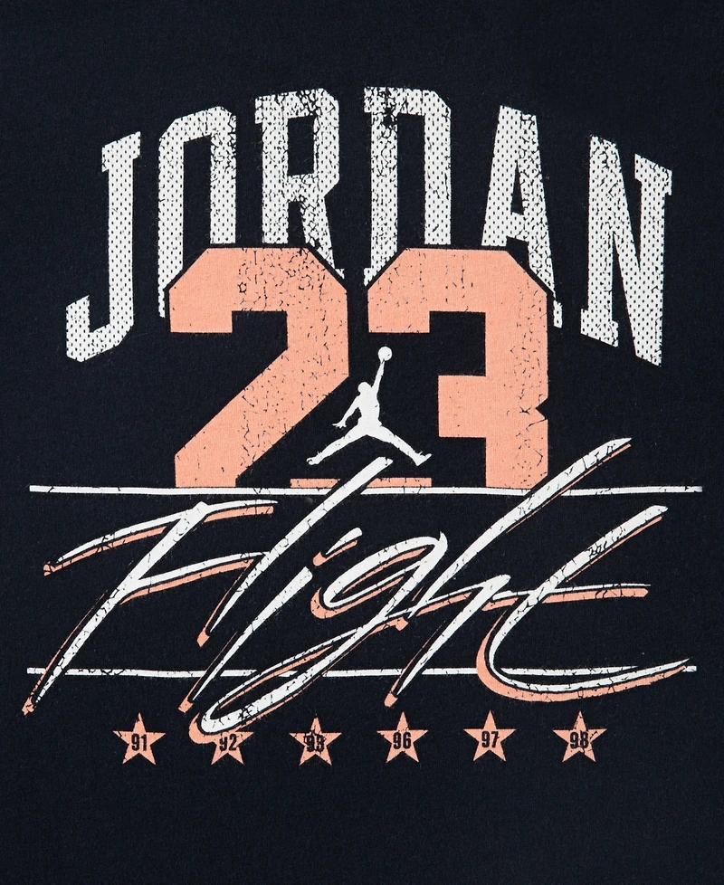 Jordan Big Girls Distressed Collegiate T-Shirt