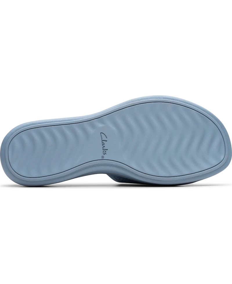 Clarks Cloudsteppers Women's Drift Twist Slip-On Flat Sandals