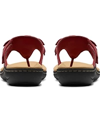 Clarks Collection Women's Laurieann Palm Flip-Flop Sandals