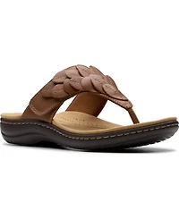 Clarks Collection Women's Laurieann Palm Flip-Flop Sandals
