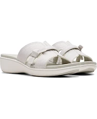 Clarks Cloudsteppers Women's Breeze Rae Mia Slip-On Flat Sandals