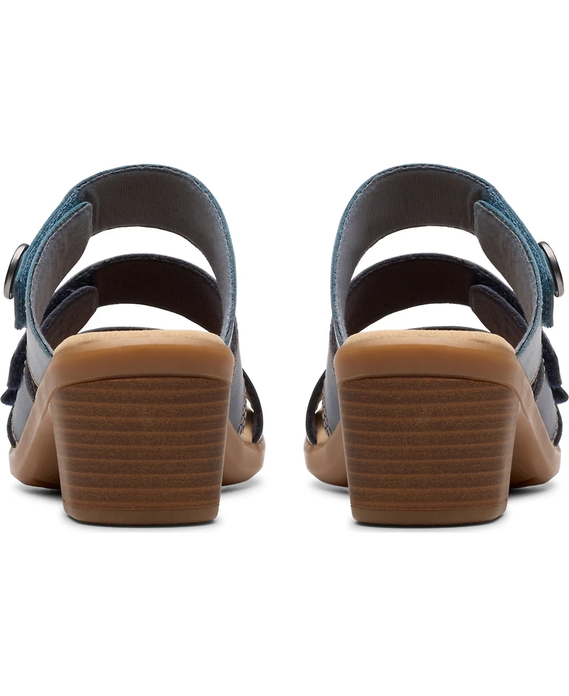 Clarks Collection Women's Emily2 Adella Block Heel Sandals