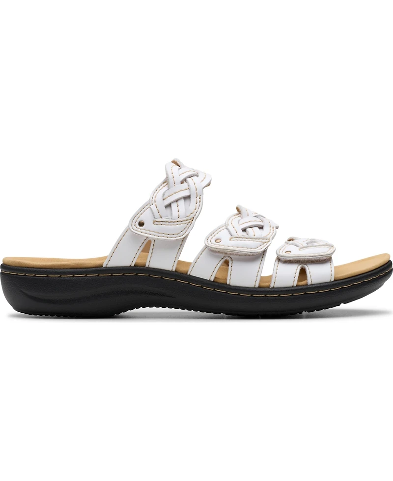 Clarks Collection Women's Laurieann Rio Slip-On Flat Sandals