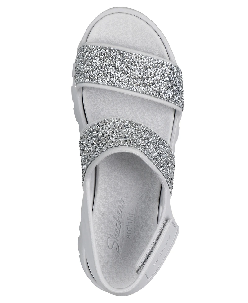 Skechers Women's Foamies: Arch Fit Footsteps - Elegance Platform Sandals from Finish Line