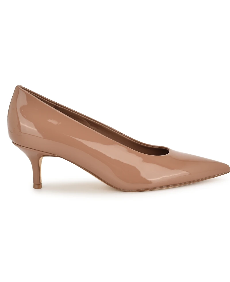 Nine West Women's Adalys Pointy Toe Kitten Heel Pumps