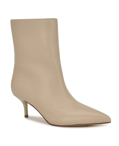 Nine West Women's Charma Kitten Heel High Ankle Booties