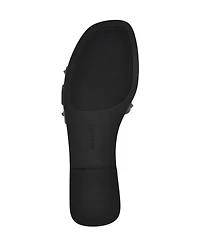 Nine West Women's Griyen Studded Flat Slide Sandals