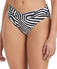 Bar Iii Women's Wild One V-Waist High-Leg Bikini Bottoms, Exclusively at Macy's