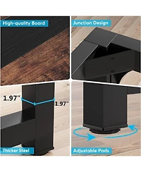 Tribesigns 70.86”Executive Desk, Large Office Computer Desk with Thicken Frame, Modern Simple Workstation Business Furniture for Home Office