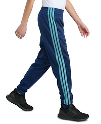 adidas Big Boys Elastic-Waistband 3-Stipe Tricot Jogger Pants