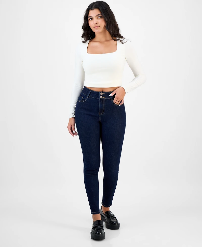 Dollhouse Juniors' High-Rise Curvy Skinny Jeans