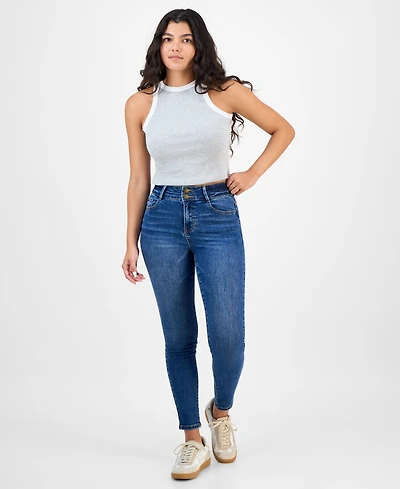 Dollhouse Juniors' High-Rise Curvy Skinny Jeans