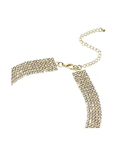 Sohi Teardrop Stone Statement Necklace