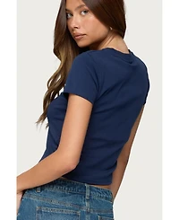 Edikted Women's Bluberry Patch T Shirt