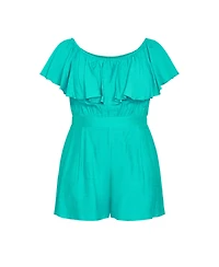 City Chic Plus Serene Playsuit